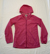 Columbia Girls Switchback II Jacket Hot Pink Large 14/16 Water Resistant Hiking  - £11.47 GBP