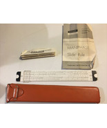 Dietzgen No. 1767 Plastic Slide Rule K+E Leather Case VINTAGE Manual Cal... - £18.73 GBP