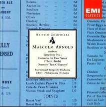 Malcolm Arnold Symphony No 1 Etc Cd Rare - £7.82 GBP