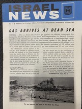 RARE Israel Magazine “Israel News””, Numéro 1, 1961 - $23.51