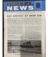RARE Israel Magazine “Israel News””, Numéro 1, 1961 - $32.24 CAD