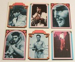 Vintage Elvis Presley Trading card Uncut Sheet of 6 Cards 1978 #12 - £9.91 GBP