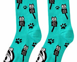 Genuine Kit Cat Klock Casual Funky Women&#39;s Teal Socks - $12.95