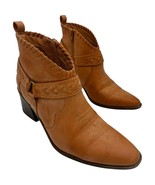 frye &amp; company palma women&#39;s light tan faux leather ankle booties size 8 M - €27,57 EUR