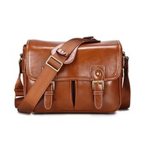 Photo  Camera Stylish Fashion Retro PU Leather Case Handbag Waterproof  Messenge - £82.11 GBP