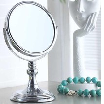 6.5&quot; Chrome Makeup Mirror, 7x Mag, Silver - $829.75 MXN
