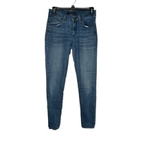 James Women&#39;s Jeans Dry Aged Fitted Mid-Rise Skinny Pockets Denim Blue Size 28 - $15.32