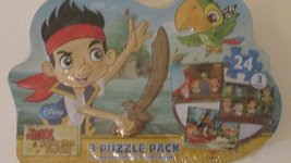 Disney Jake and The Never Land Pirates 3 Puzzle Pack - $17.15