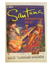 Santana German Tour Poster Berlin 23x33 - $1,646.17 MXN