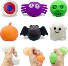 6 Pack Halloween Squeeze Balls Big Stress Relief Toys for Kids - £13.48 GBP