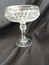 Vintage Cut Lead Crystal Compote EUC, 7.5&quot; Tall - £18.24 GBP