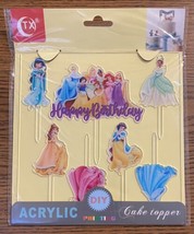 Disney Princess Acrylic Cake Toppers - £1.94 GBP