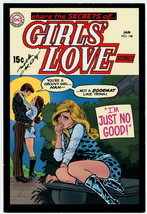 Vintage Art of DC Comics SIGNED Card Nick Cardy Girls’ Love Art Post Card - £23.39 GBP