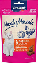 Vitakraft Meaty Morsels Chicken and Pumpkin Cat Treat 1.4 oz Vitakraft Meaty Mor - £9.88 GBP