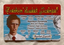 Freakin Sweet License Napoleon Dynamite Jon Heder Joke ID Card Drivers Fake - £7.00 GBP