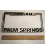 LICENSE PLATE Plastic Car Tag Frame NISSAN PALM SPRINGS 14Db - £33.66 GBP