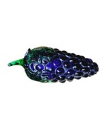 MIKASA MCM Czech Republic Cobalt Green Grape Sculpture Decorative Piece 11&quot; - $65.90 CAD