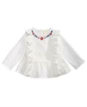 First Impressions Baby Girls Cotton Ruffle-Trim Top, Choose Sz/Color - £15.75 GBP