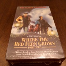 Where the Red Fern Grows - Part Two VHS Doug McKeon - Brand New Sealed - £7.77 GBP