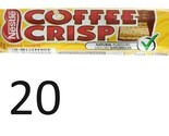 20 Coffee Crisp Chocolate Bars Full Size 50g Each NESTLE Canada FRESH DE... - $39.59