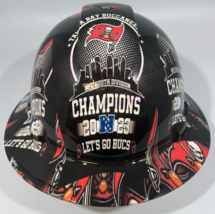 New Full Brim Hard Hat Custom Hydro Dipped Tampa Bay Buccaneers Nfc South Champs - £52.11 GBP