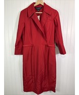Delta Air Lines Red Flight Attendant Dress Richard Tyler Collection Sz 8... - $3,293.96 MXN
