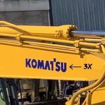 OEM KOMATSU Excavator Vinyl Decals New 3PC Set Oracle Universal  18” - $19.79