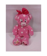 2012 Build A Bear Disney Minnie Mouse Pink Polka Dot Teddy Bear 16&quot; Plush - $275.45 MXN