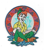 Walt Disney&#39;s Peter Pan Sitting &amp; Smiling Figure Patch, NEW UNUSED Out O... - £6.15 GBP