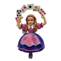 Dept 56 Alice In Wonderland “Alice With Cards” Ornament RARE 1990&#39;s Ship... - $60.76