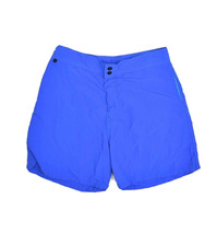 Vintage LL Bean Nylon Shorts Mens 32 Blue Nylon Swim Trunks Unlined Boar... - $22.98