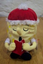 Ty Spongebob Jinglebells Caroler Christmas Santa Hat Stuffed Animal Toy New - £11.62 GBP