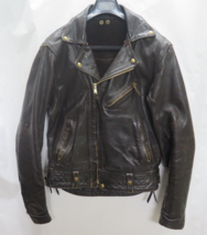 VTG Langlitz Leather Heavy Columbia Motorcycle Biker Jacket Rare Worn Di... - £509.11 GBP