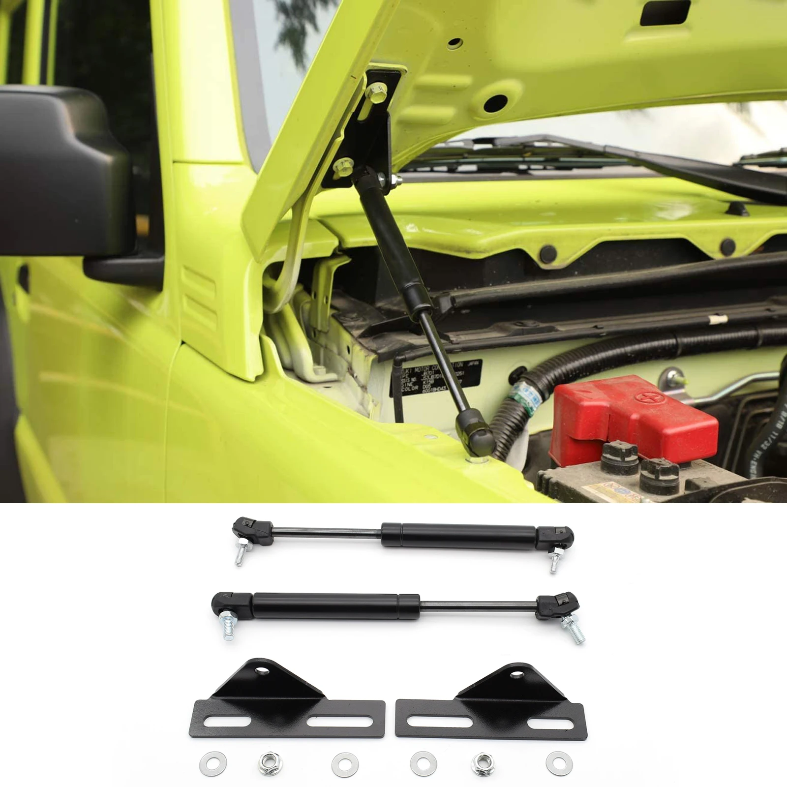 Front Hood Lift Support Hydraulic Rods for Suzuki Jimny Sierra JB64 JB74 2018- - £30.50 GBP