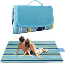 Extra Large Sand Proof And Waterproof Portable Beach Mat For Camping Hiking - £31.44 GBP