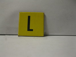 1958 Scrabble for Juniors Board Game Piece: Letter Tab - L - $0.75