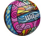 Wilson Sporting Goods Graffiti Volleyball- Pink/Blue/Yellow,1 Pack - OS,... - $40.99