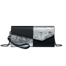 Zency Leather Clutch Evening Bag Wristlet Vintage Wallet Card Case  Crossbody Co - £100.41 GBP