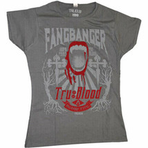 True Blood Fangbanger Flocked Female T-Shirt - XL - £20.78 GBP