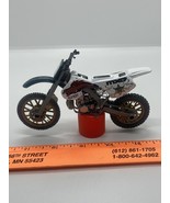 Motocross Moto Cross Old WEST MX NUMBER 34 White Red - $9.65