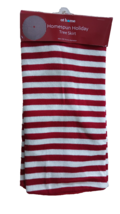 Standard Christmas Tree Skirt 48&quot; Red White Sweater Knit For Trees up to... - £43.96 GBP