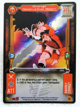 2005 Score Limited Dragon Ball Z DBZ CCG Orange Destructive Beam #214 Foil Goku - $14.01