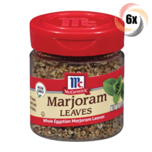 6x Shakers McCormick Marjoram Leaves Seasoning | .20oz | Whole Egypitian Leaves - £27.74 GBP