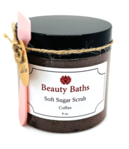 Coffee Soft Sugar Scrub Exfoliating Body Scrub Holiday gift for her bath... - $174.14 MXN