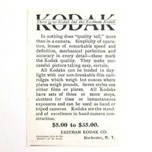Eastman Kodak Camera 1899 Advertisement Victorian Film Photography E85B - $367.32 MXN