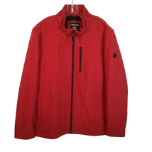 Calvin Klein Red Water Resistant Windbreaker Jacket XXL Nice 912A - £49.48 GBP
