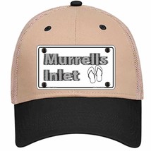 Murrells Inlet SC Novelty Khaki Mesh License Plate Hat - £22.90 GBP