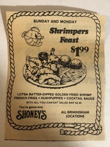 1978 Shoney’s Restaurant Vintage Print Ad Advertisement  pa21 - £6.69 GBP