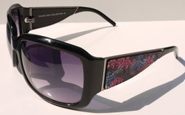 TAKUMI Black Rose Violet Blue Crystal Sunglasses 9763 61mm - £21.83 GBP