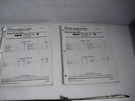 rca service manual t25204bc tv/vcr combination - $1.97